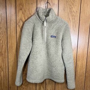 Patagonia Women’s Fleece Pullover Gray 1/4 Zip Sweater Size Small